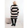 Dámské šaty Plus Size ART8111 (Velikost UNI, Barva Hnědá)