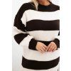 Dámské šaty Plus Size ART8111 (Velikost UNI, Barva Hnědá)