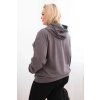 Dámská mikina Plus Size HIT2 (Velikost XL, Barva Šedá)