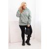 Dámská mikina Plus Size HIT2 (Velikost XL, Barva Šedá)