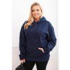 Dámská mikina Plus Size HIT2 (Velikost XL, Barva Šedá)