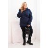 Dámská mikina Plus Size HIT2 (Velikost XL, Barva Šedá)