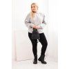 Dámská mikina Plus Size HIT2 (Velikost XL, Barva Šedá)