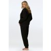Dámská tepláková souprava Dkaren Rehema-Kpl (Velikost S, Barva Černá)