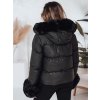 Dámská zimní bunda YOUWARM Dstreet TY5006 (Velikost S, Barva Černá)