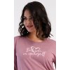 Dámské pyžamo dlouhé Believe (Barva Růžová - světle, Velikost L)