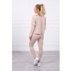 Souprava s oversize halenkou béžové barvy (Velikost UNI, Barva Béžová)