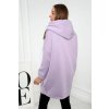 Krátká mikina na zip fialová (Velikost UNI, Barva Fialová)