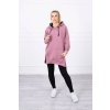 Dámská mikina 9149 s kapucí (Velikost UNI, Barva Růžová)