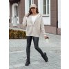 Dámská bunda alpaka KATHERINE Dstreet TY4540 (Velikost S, Barva Béžová)