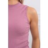 Tmavě růžová halenka bez rukávů (Velikost UNI, Barva Růžová)