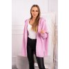 Svetr s kapucí a netopýřími rukávy (Velikost UNI, Barva Růžová - světle)