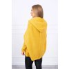 Svetr s kapucí a netopýřími rukávy (Velikost UNI, Barva Žlutá)