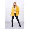 Svetr s kapucí a netopýřími rukávy (Velikost UNI, Barva Žlutá)