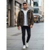 Pánská zimní bunda s kapucí Dstreet TX5101 (Velikost S, Barva Modrá)
