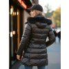 Dámská zimní prošívaná bunda SHINE Dstreet TY4483z (Velikost S, Barva Černá)