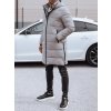 Pánská prošívaná bunda s kapucí Dstreet TX4872 (Velikost M/48, Barva Béžová)