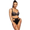 Tanga Mat 0201/4/1 Denise (Velikost 42, Barva Černá)