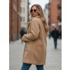 Dámský kabát Dstreet NY0757z (Velikost S, Barva Béžová)