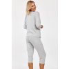 Dámské pyžamo Azal (Velikost S, Barva Šedá)