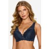 Podprsenka Lupo 2618 - Push - up (Velikost 70F, Barva Modrá - tmavě)