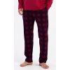 Pánské pyžamo dlouhé Good mood (Barva Bordó, Velikost M)