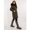 Dámská zimní bunda SK-KR-HH-2402.09X Factory Price (Barva Zelená, Velikost S)