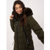 Dámská zimní bunda SK-KR-HH-2402.09X Factory Price (Barva Zelená, Velikost S)
