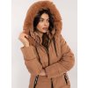 Dámská zimní bunda SK-KR-HH-2408.45P Factory Price (Barva Béžová, Velikost S)