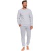 Pánské pyžamo Doctor Nap PMB.5248 (Velikost S, Barva Šedá)