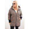 Dámská bunda Plus Size 5419 (Velikost UNI, Barva Zelená)