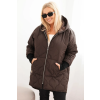 Dámská bunda Plus Size 5419 (Velikost UNI, Barva Černá)
