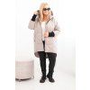 Dámská bunda Plus Size 5419 (Velikost UNI, Barva Zelená)