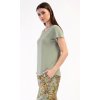 Dámské pyžamo dlouhé Marta (Barva Zelená, Velikost S)