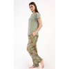 Dámské pyžamo dlouhé Marta (Barva Zelená, Velikost S)