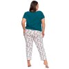 Dámské pyžamo Moraj PDD3700-015 (Velikost XL, Barva Zelená)
