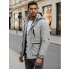 Pánská zimní bunda s kapucí Dstreet TX5107 (Velikost M/48, Barva Bílá)