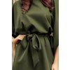 Numoco dámské šaty SOFIA 287-13 (Velikost 2XL/3XL, Barva Zelená)