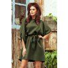 Numoco dámské šaty SOFIA 287-13 (Velikost 2XL/3XL, Barva Zelená)