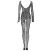 Obsessive Bodystocking G326 (Velikost S/M, Barva Černá)