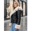 Dámská zimní bunda ZAYNIRA Dstreet TY5118z (Velikost S, Barva Černá)