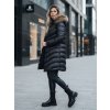 Dámská zimní bunda GLAMOUR FUSION Barva černá DSTREET TY3890z (Velikost S, Barva Černá)
