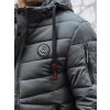 Pánská prošívaná zimní bunda Dstreet TX5057 (Velikost S, Barva Šedá - tmavě)
