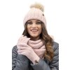 Komplet Vivisence 70100 Kmpl+R  čepice, šála, rukavice (Velikost UNI, Barva Růžová)