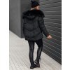 Dámská zimní bunda s kapucí FIXMIX Dstreet TY4672 (Velikost S, Barva Černá)
