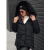 Dámská zimní bunda s kapucí FIXMIX Dstreet TY4672 (Velikost S, Barva Černá)