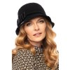 Dámský klobouk Vivisence 7061 (Velikost UNI, Barva Černá)