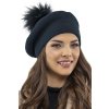 Baret a šála Vivisence 7035Kmpl (Velikost UNI, Barva Černá)