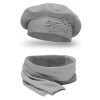 Baret a šála Vivisence 7007Kmpl (Velikost UNI, Barva Šedá)
