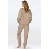 Dámská tepláková souprava Dkaren Rehema-Kpl (Velikost L, Barva Hnědá)
